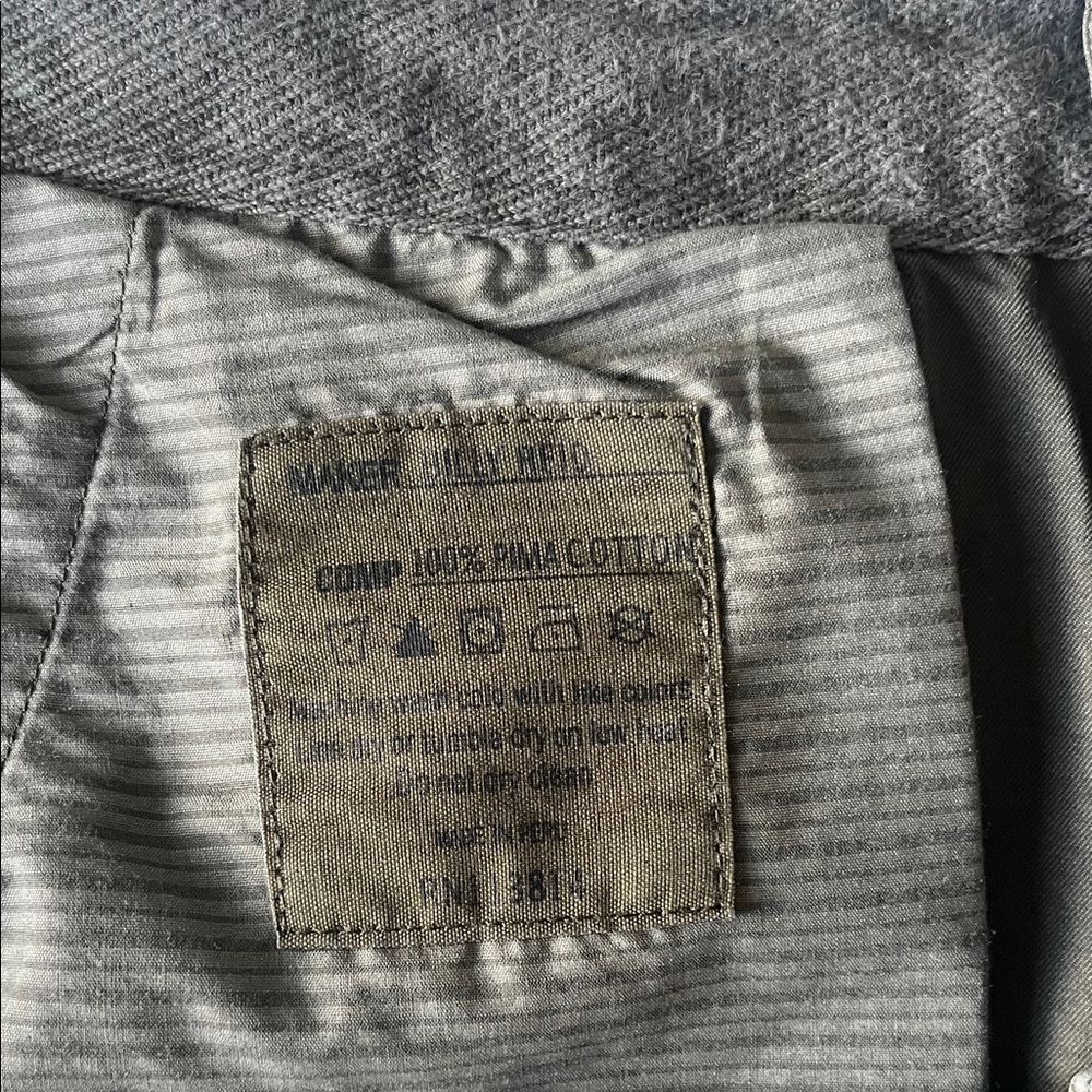 Billy Reid chino pant Men's Olive Green Pants Sz40 - Picture 9 of 9